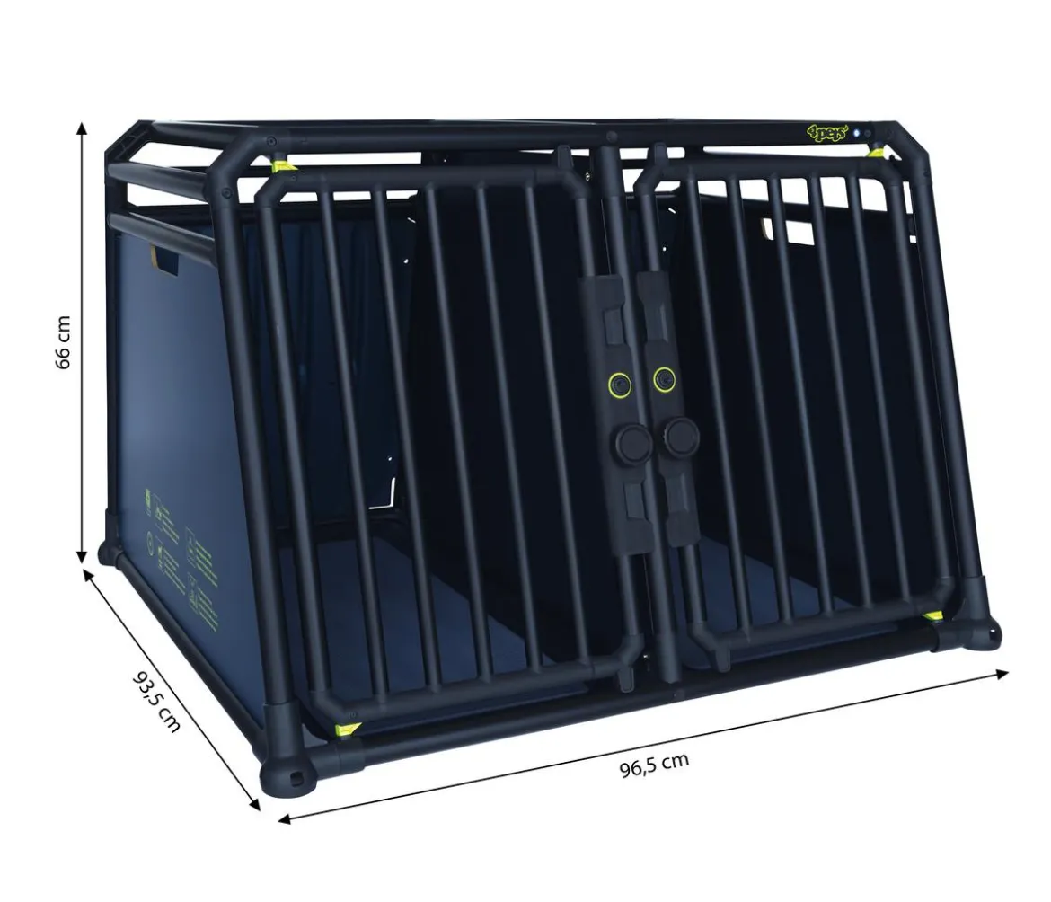 4pets® Hundetransportbox PRO NOIR Line 22