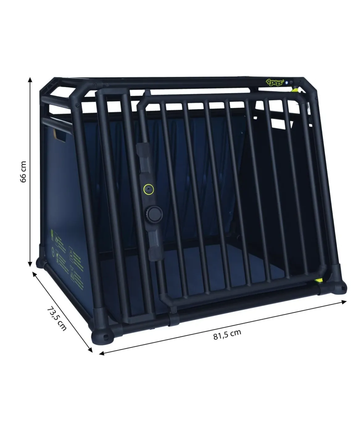 4pets® Hundetransportbox PRO NOIR Line 4