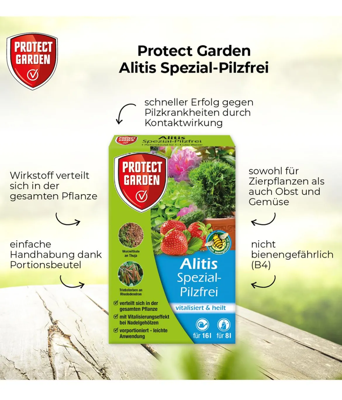 PROTECT GARDEN Alitis Spezial-Pilzfrei, 40 g