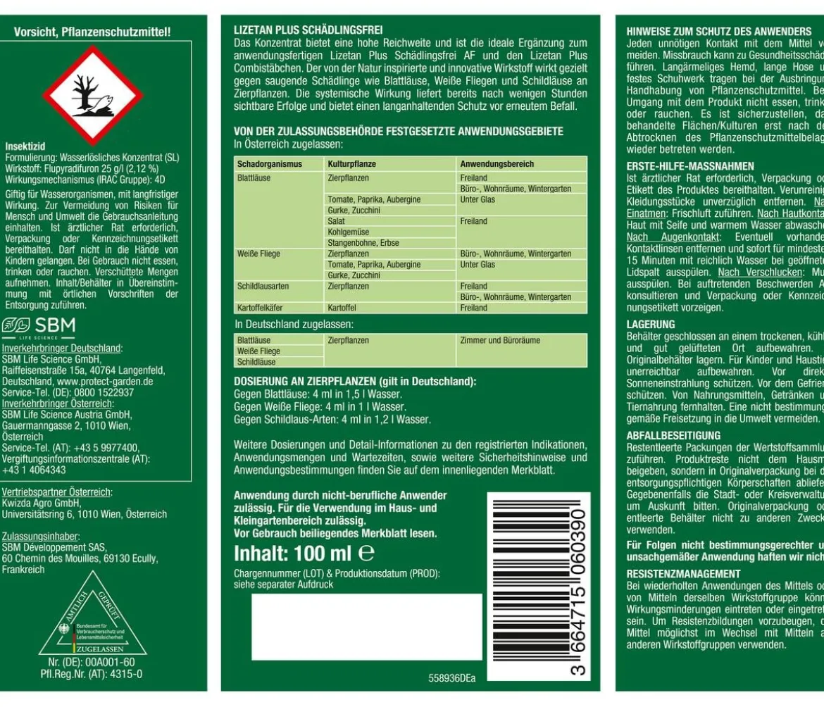 PROTECT GARDEN Lizetan Plus Schädlingsfrei
