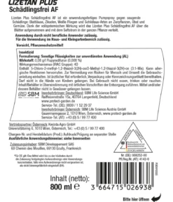 PROTECT GARDEN Lizetan Plus Schädlingsfrei AF, 800 ml