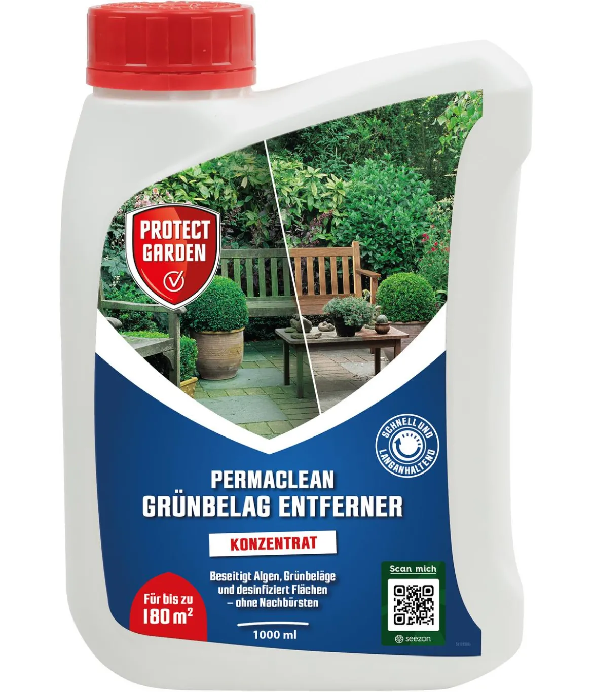 PROTECT GARDEN Permaclean Grünbelag Entferner, flüssig, 1 l