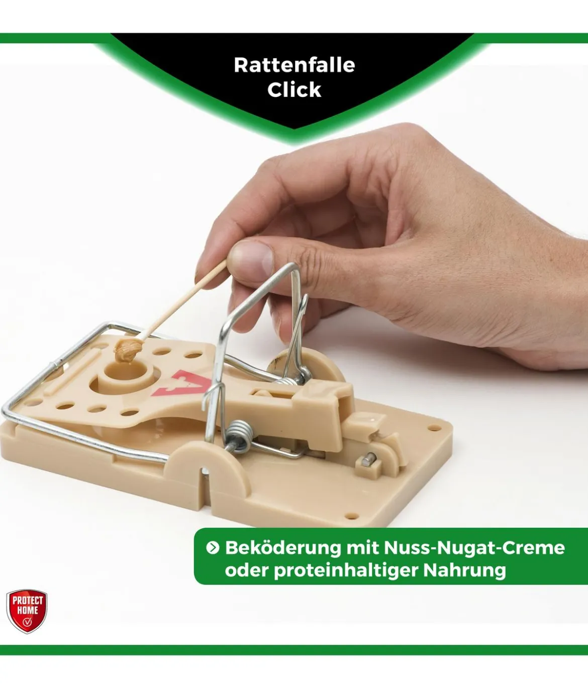 PROTECT HOME Rattenfalle Click, 2 Stk.