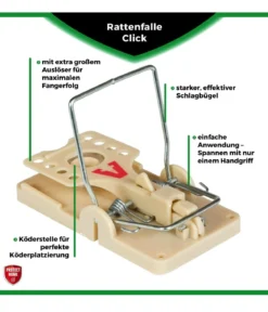 PROTECT HOME Rattenfalle Click, 2 Stk.
