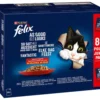 PURINA felix® Nassfutter für Katzen So gut wie es aussieht Geschmacksvielfalt vom Land in Gelee, 80 x 85 g