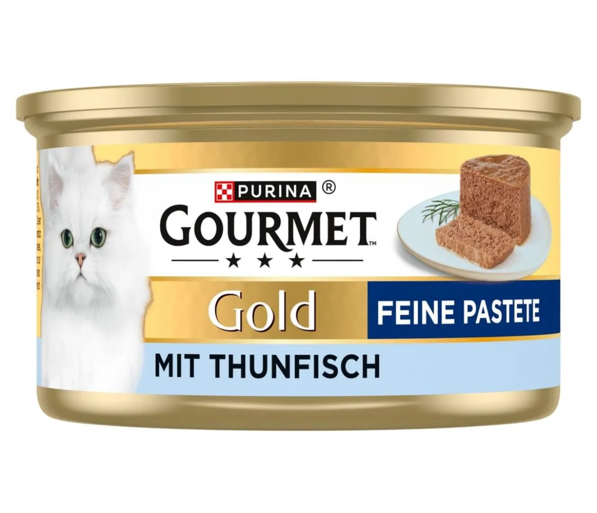PURINA GOURMET™ Gold Nassfutter für Katzen Feine Pastete Adult, 12 x 85 g