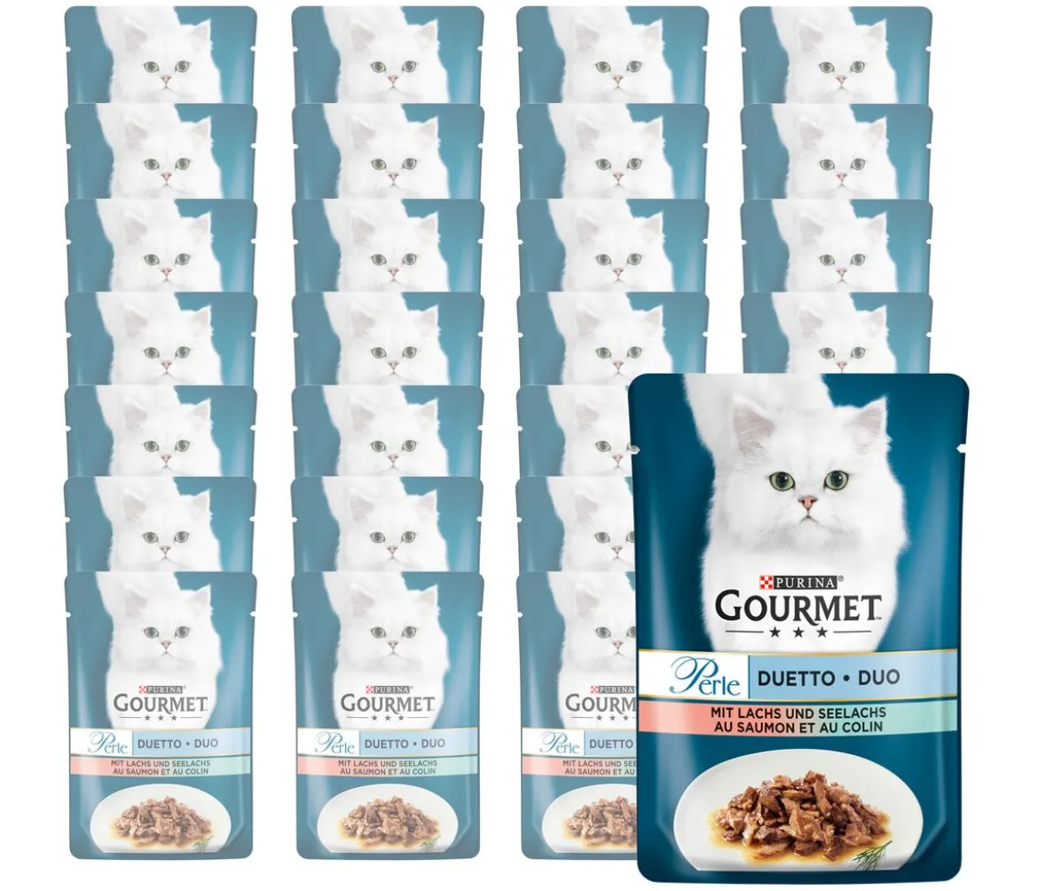 PURINA GOURMET™ Nassfutter für Katzen Perle Duetto, 26 x 85 g