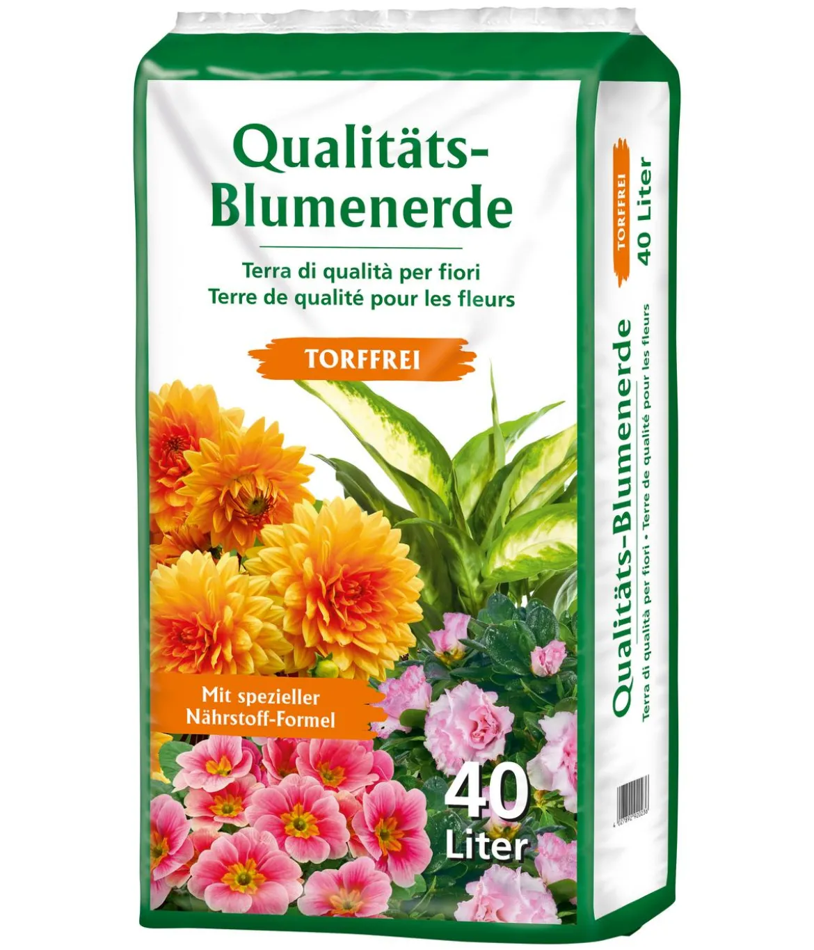 Qualitätsblumenerde, torffrei, 40 l