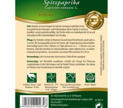 Quedlinbruger Spitzpaprika 'Demetra'