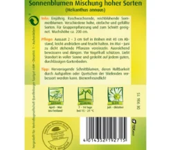 Quedlinburger Samen Sonnenblumen 'Mischung hoher Sorten'