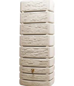 4rain Wandtank Slim Stone Decor, 500 l