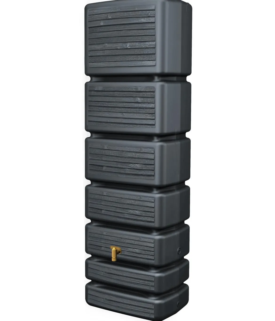 4rain Wandtank Slim Wood Decor, 350 l, ca. B60/H184/T39 cm