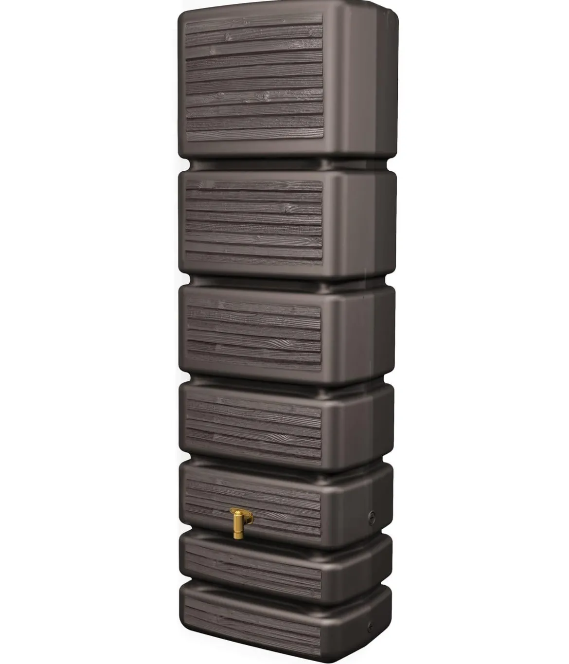 4rain Wandtank Slim Wood Decor, 350 l, ca. B60/H184/T39 cm