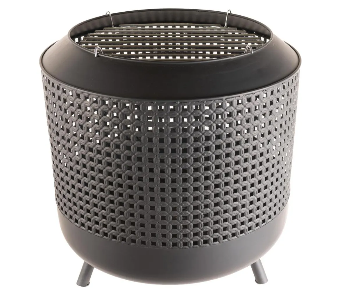 RedFire Feuerkorb Midland inkl. Grillrost, ca. Ø50/H51 cm
