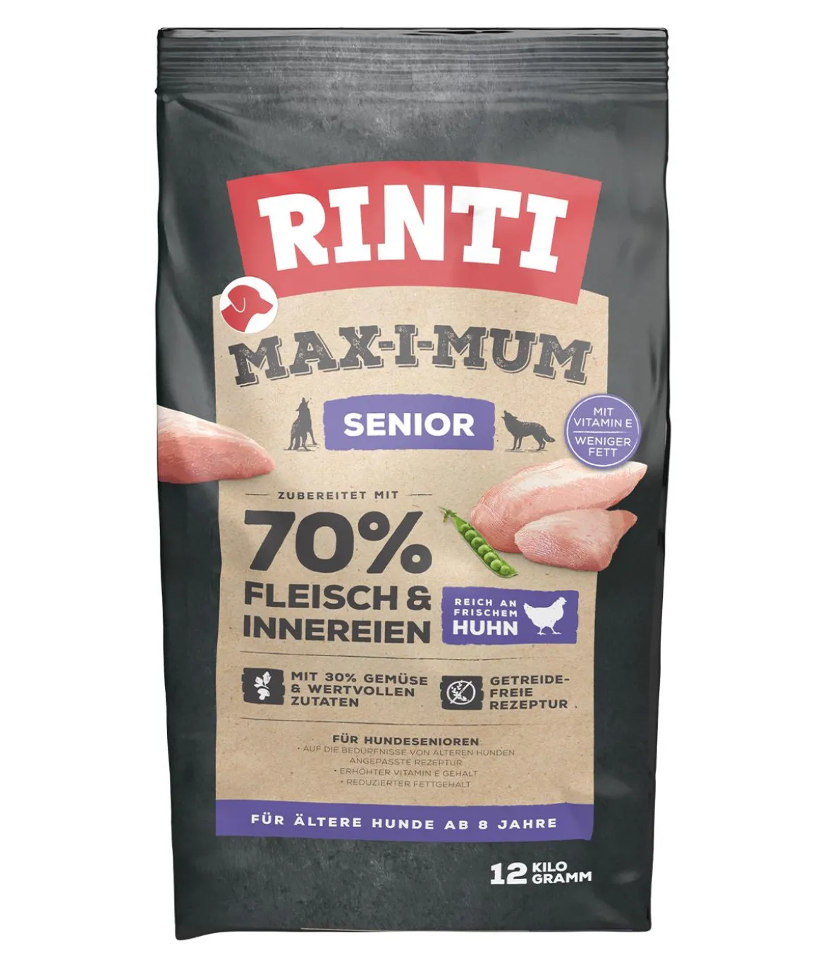 Rinti Trockenfutter für Hunde MAX-I-MUM Senior