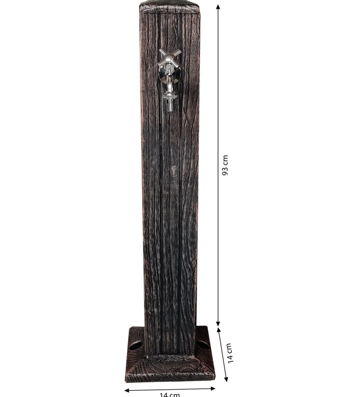 Roto Kunststoff-Wasserzapfsäule Zeus komplett, ca. H93 cm