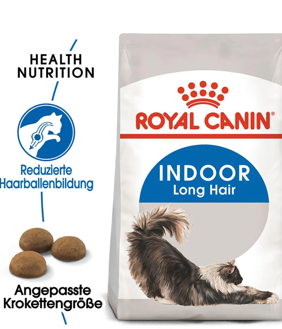 ROYAL CANIN® Trockenfutter für Katzen Indoor Long Hair