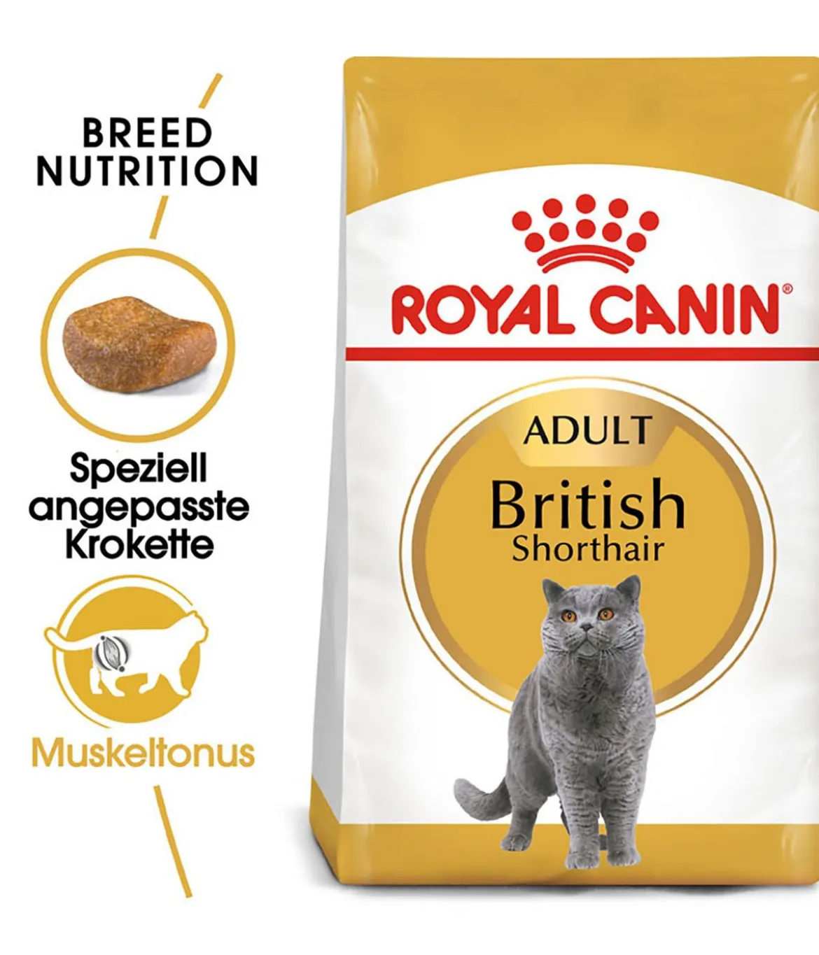 ROYAL CANIN® Trockenfutter für Katzen British Shorthair Adult