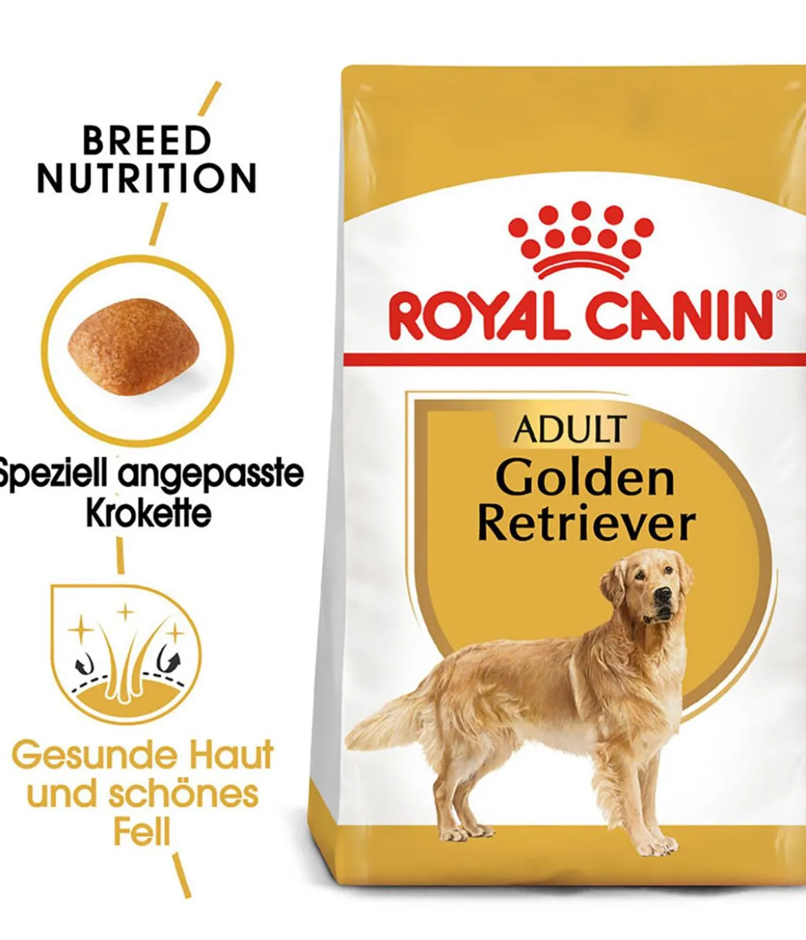 ROYAL CANIN® Trockenfutter für Hunde Golden Retriever Adult