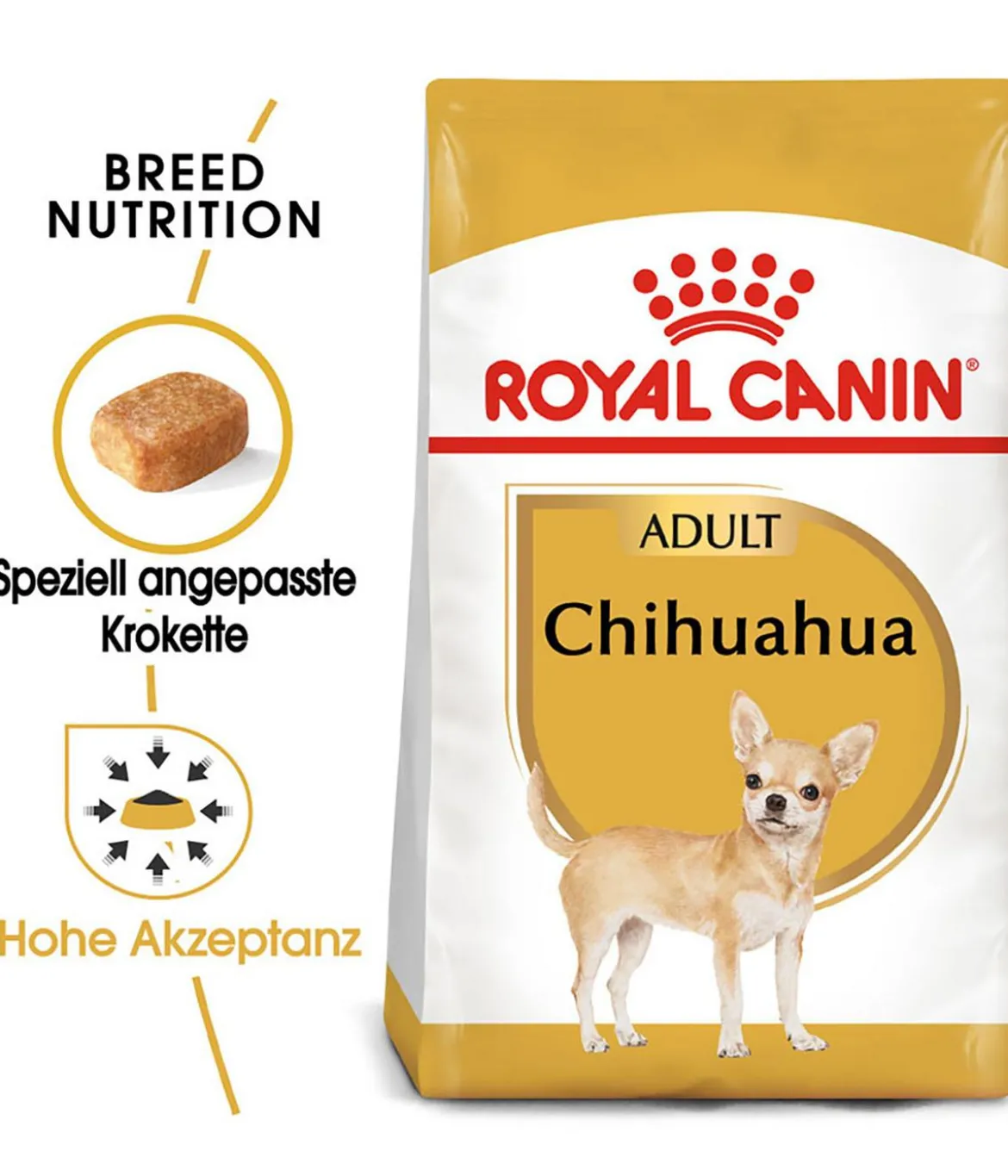 ROYAL CANIN® Trockenfutter für Hunde Chihuahua Adult
