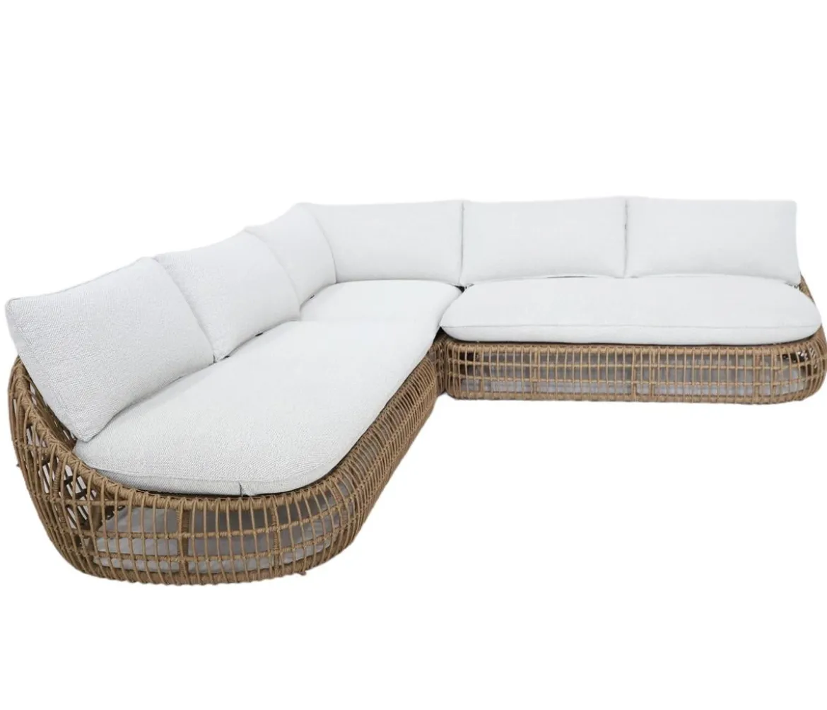 Royal Garden Geflecht-Sofa Norden, 3-teilig