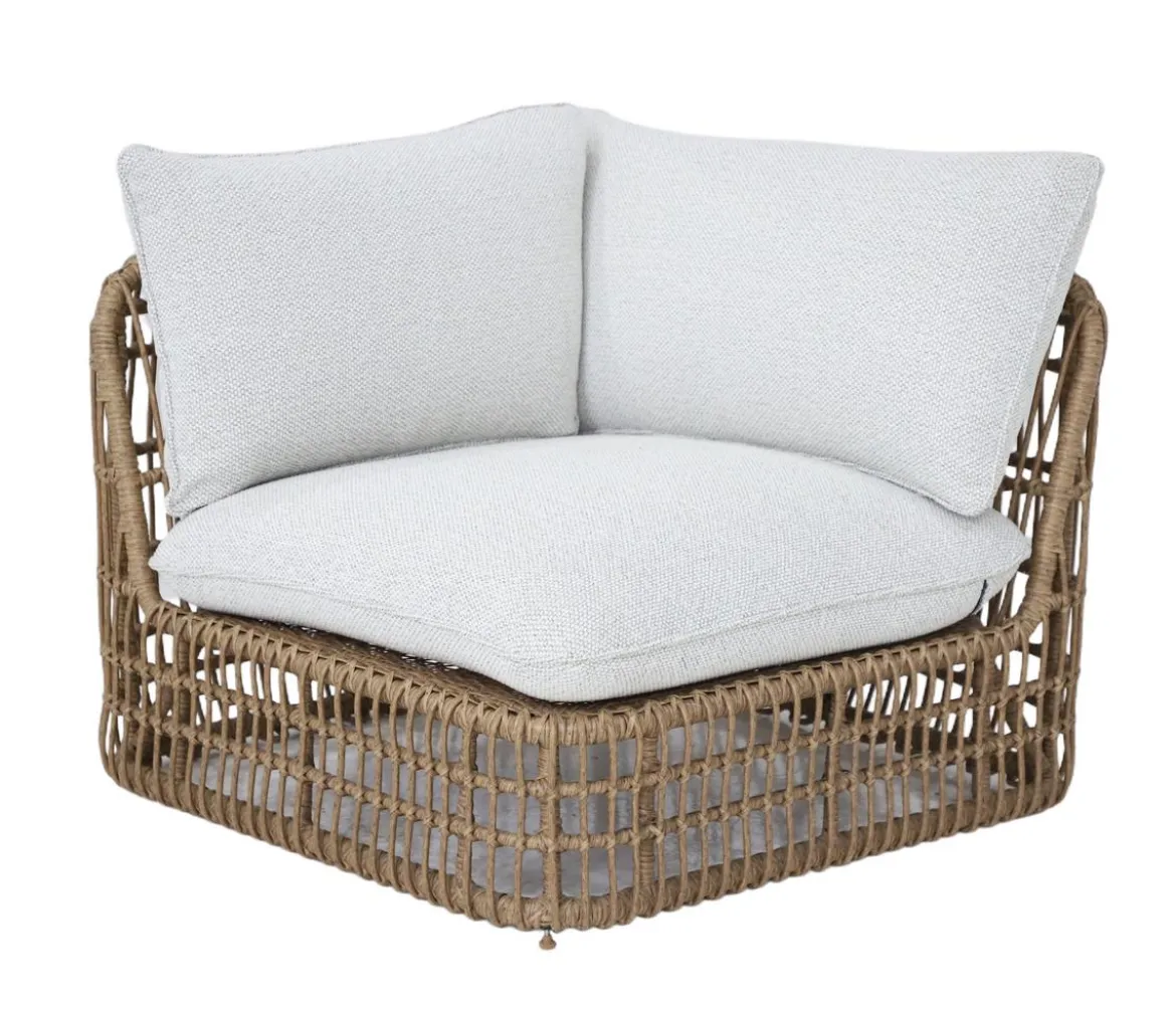 Royal Garden Geflecht-Sofa Norden, 3-teilig