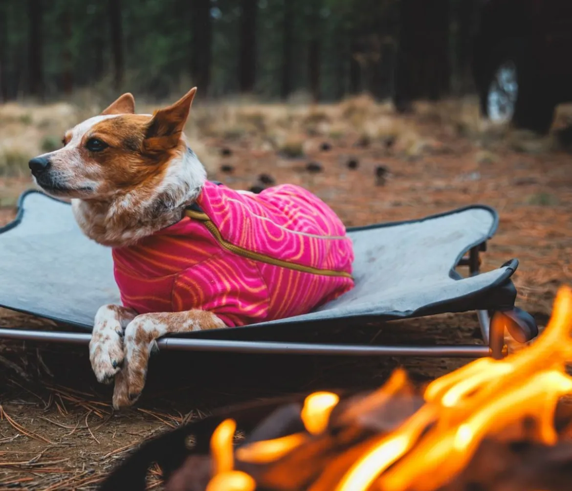 RUFFWEAR® Hundebett Mt. EverRest™, rechteckig, Cloudburst Gray, ca. B96//H20/T76 cm