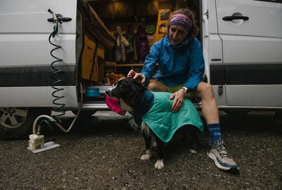 RUFFWEAR® Hunde-Handtuchmantel Dirtbag™ Aurora Teal