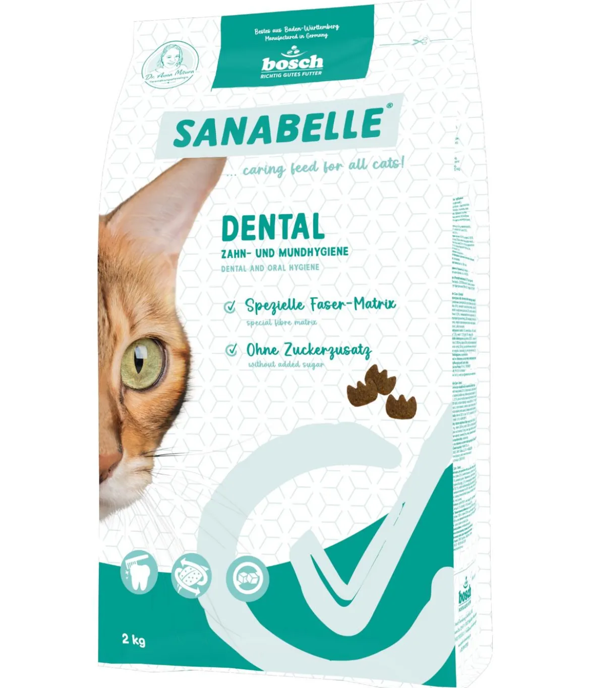 Sanabelle® Care Trockenfutter für Katzen Dental Adult, Geflügel