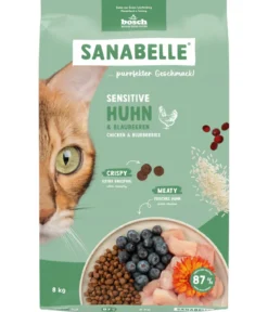 Sanabelle® Life Trockenfutter für Katzen Sensitiv Adult, Huhn & Preiselbeeren