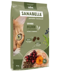 Sanabelle® Life Trockenfutter für Katzen Grande Adult, Huhn & Preiselbeere