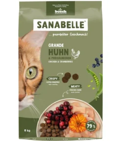 Sanabelle® Life Trockenfutter für Katzen Grande Adult, Huhn & Preiselbeere