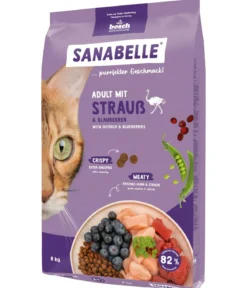 Sanabelle® Life Trockenfutter für Katzen Adult, Strauß & Blaubeeren