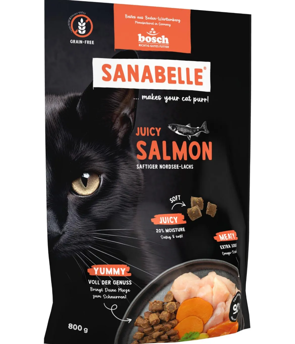 Sanabelle® Trockenfutter für Katzen Adult, Juicy Nordsee-Lachs