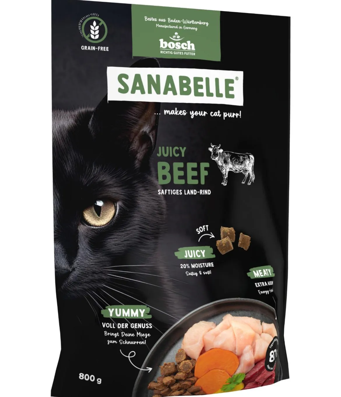 Sanabelle® Trockenfutter für Katzen Adult, Juicy Land-Rind