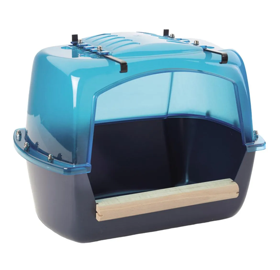 SAVIC Badehaus Splash Giant, weiß/blau, ca. B26/H40/T20 cm