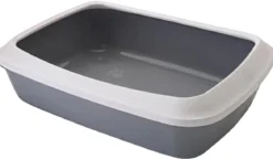 SAVIC Katzentoilette Iriz mit Rand