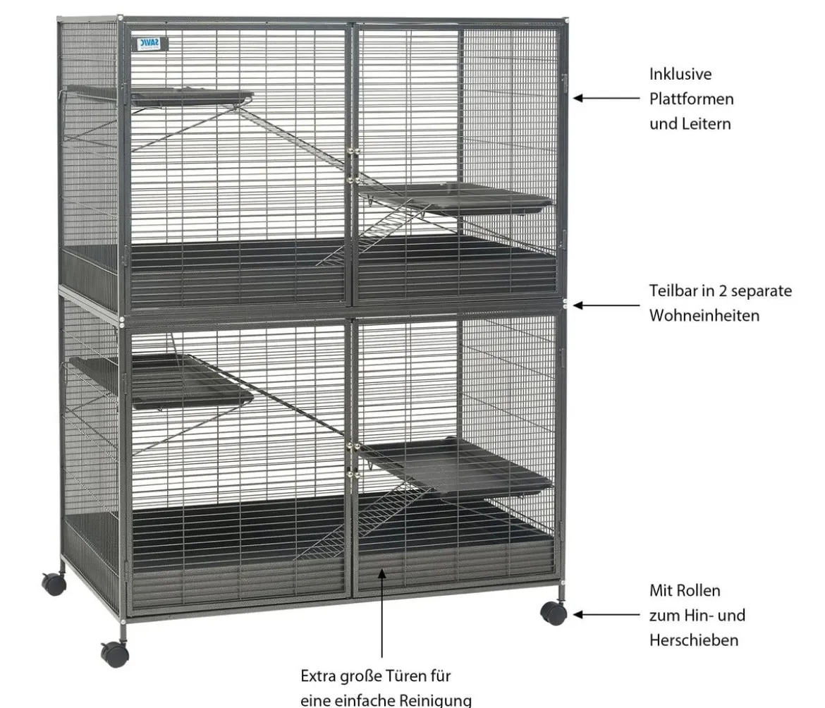 SAVIC Nagerheim Suite Royal XL, ca. B115,5/H155,5/T67,5 cm