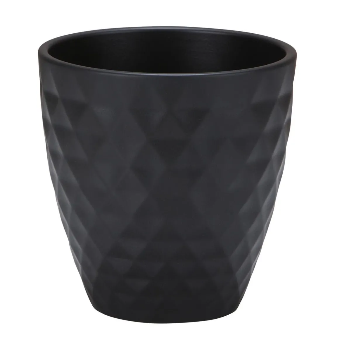Scheurich Keramik-Übertopf Ada, konisch, dunkelgrau, ca. Ø14 cm