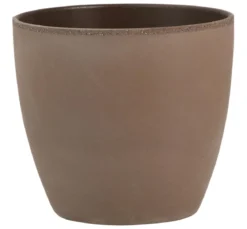 Scheurich Keramik-Übertopf Earth, konisch, braun