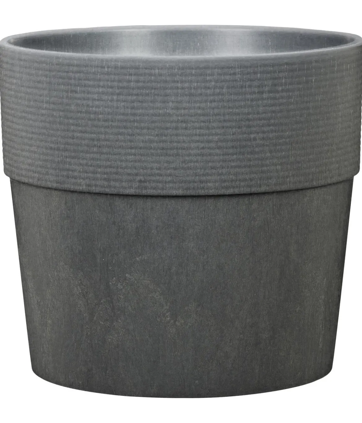 Scheurich Kunststoff-Topf Groove+, rund, ca. Ø28,5/H26 cm