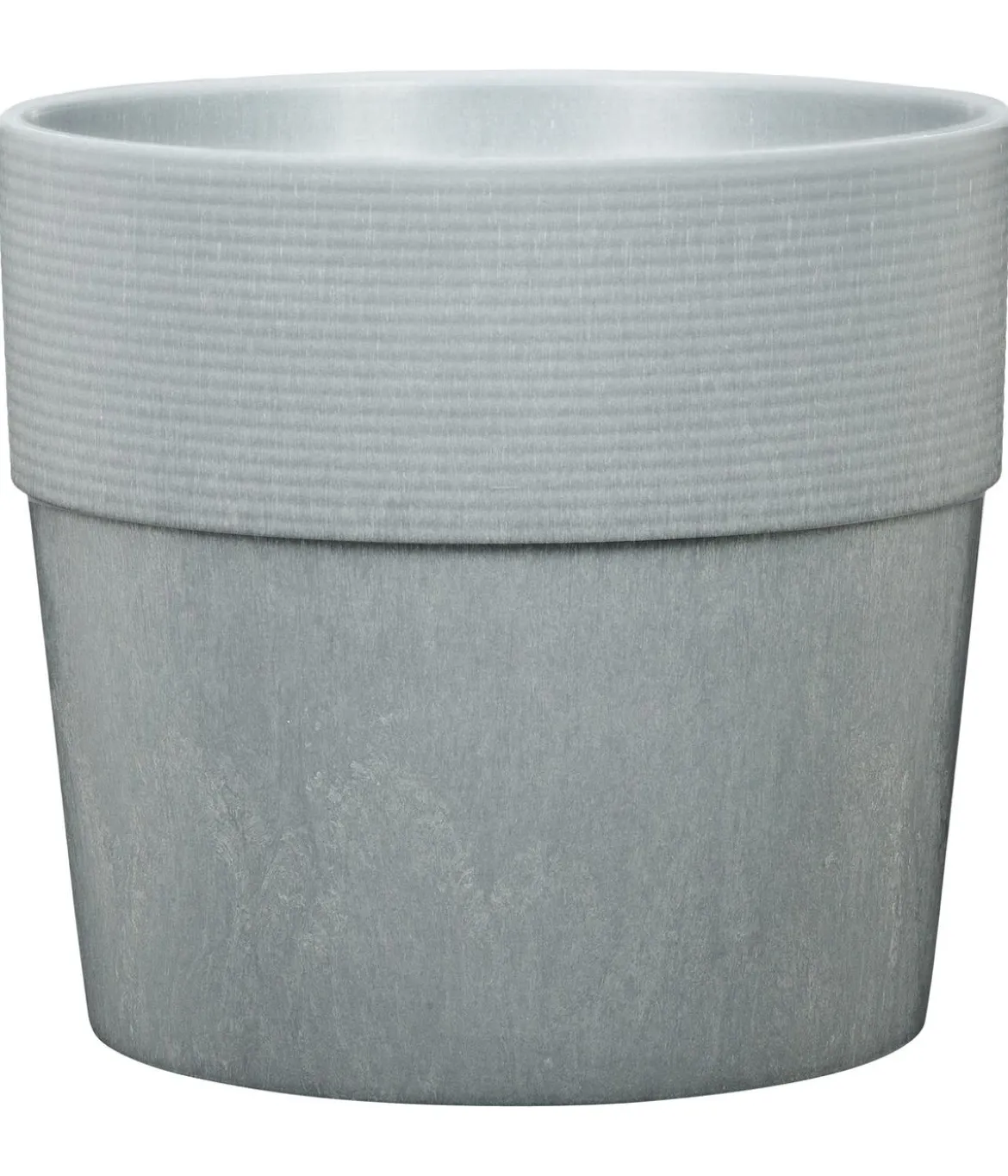 Scheurich Kunststoff-Topf Groove+, rund, ca. Ø28,5/H26 cm