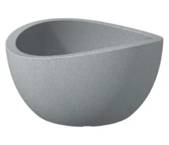 Scheurich Kunststoff-Topf Wave Globe, rund, ca. Ø39,3/H21 cm