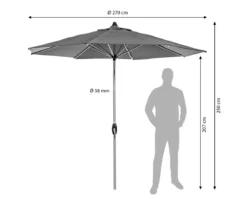 Schneider Classics Sonnenschirm Venedig, rund, ca. Ø270 cm