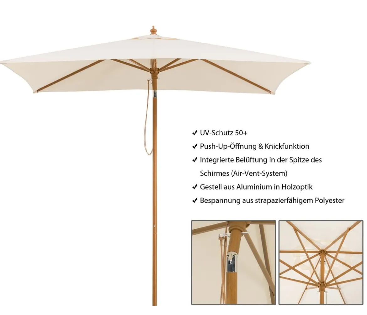 Schneider Classics Sonnenschirm Malaga, rechteckig, ca. B300/T200 cm