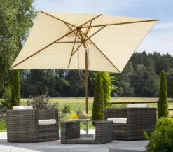 Schneider Classics Sonnenschirm Malaga, rechteckig, ca. B300/T200 cm