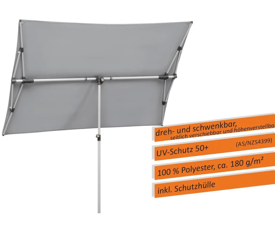 Schneider Sonnenschirm Novara, rechteckig, ca. B190/T140 cm