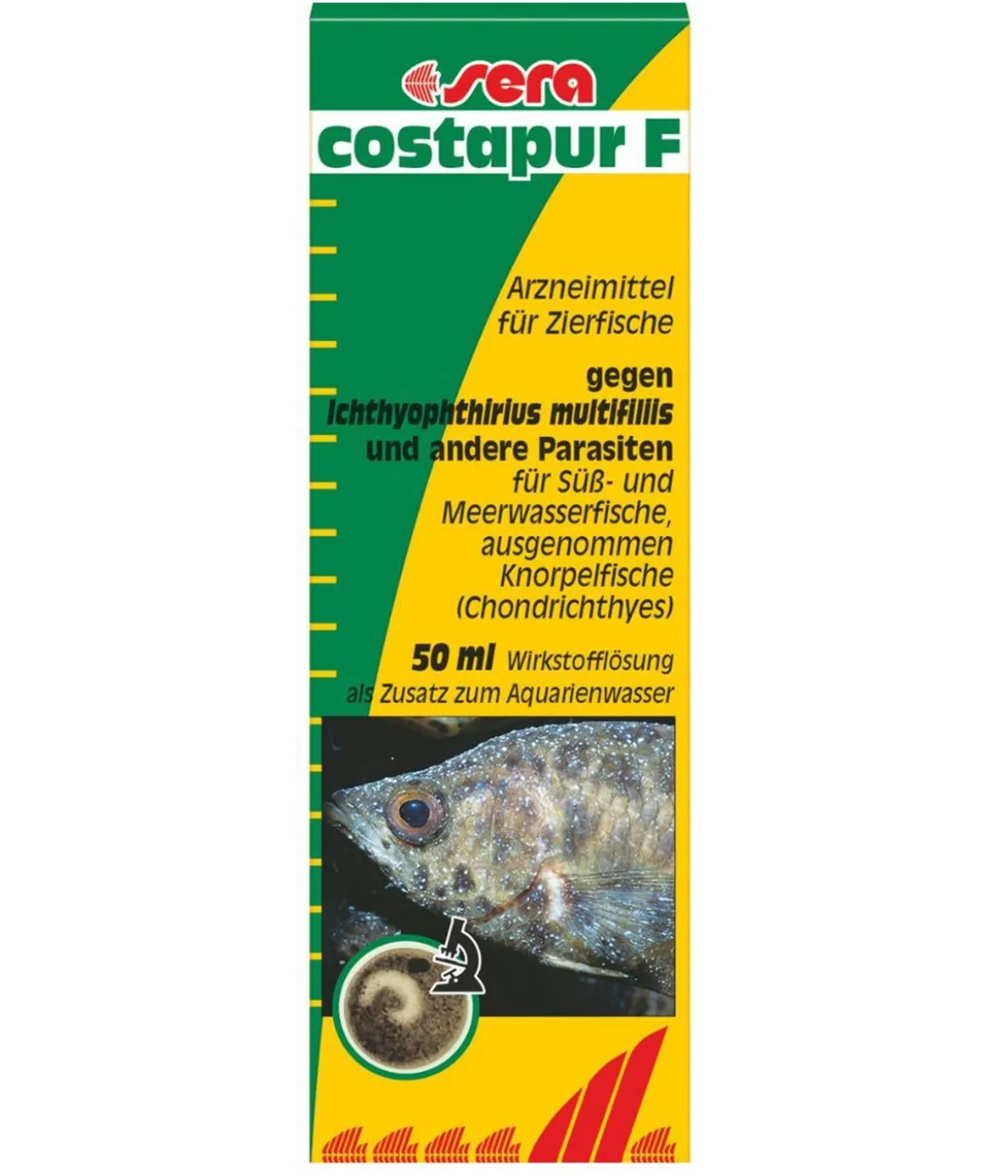 sera Arzneimittel für Zierfische costapur F, 50 ml