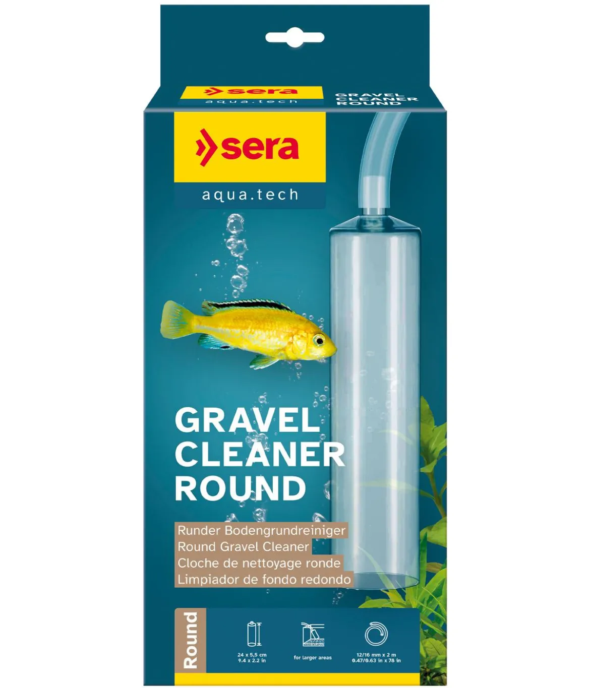 sera Bodengrundreiniger Gravel Cleaner Round