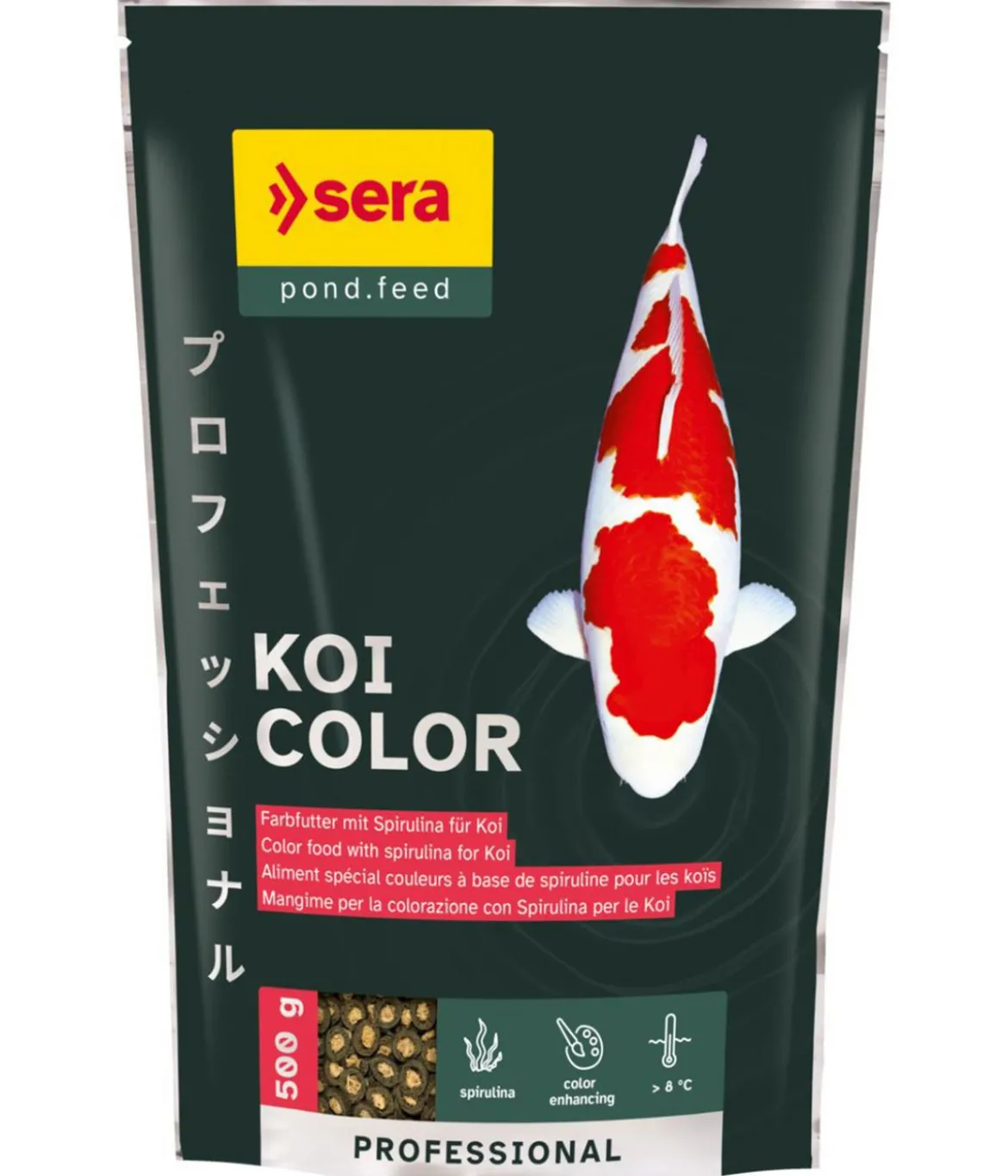 sera Koi Teichfischfutter Professional Color
